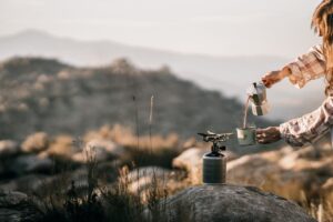 Pouring Coffee in a Mug